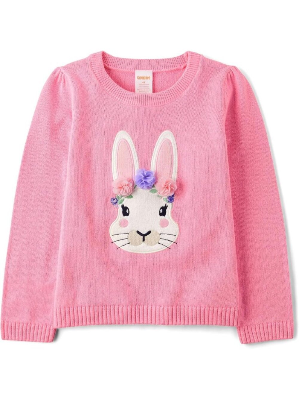 Cozy Long Sleeve Embroidered Crew Neck Pullover Sweater for Boys & Toddlers